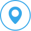 location pin icon for footer